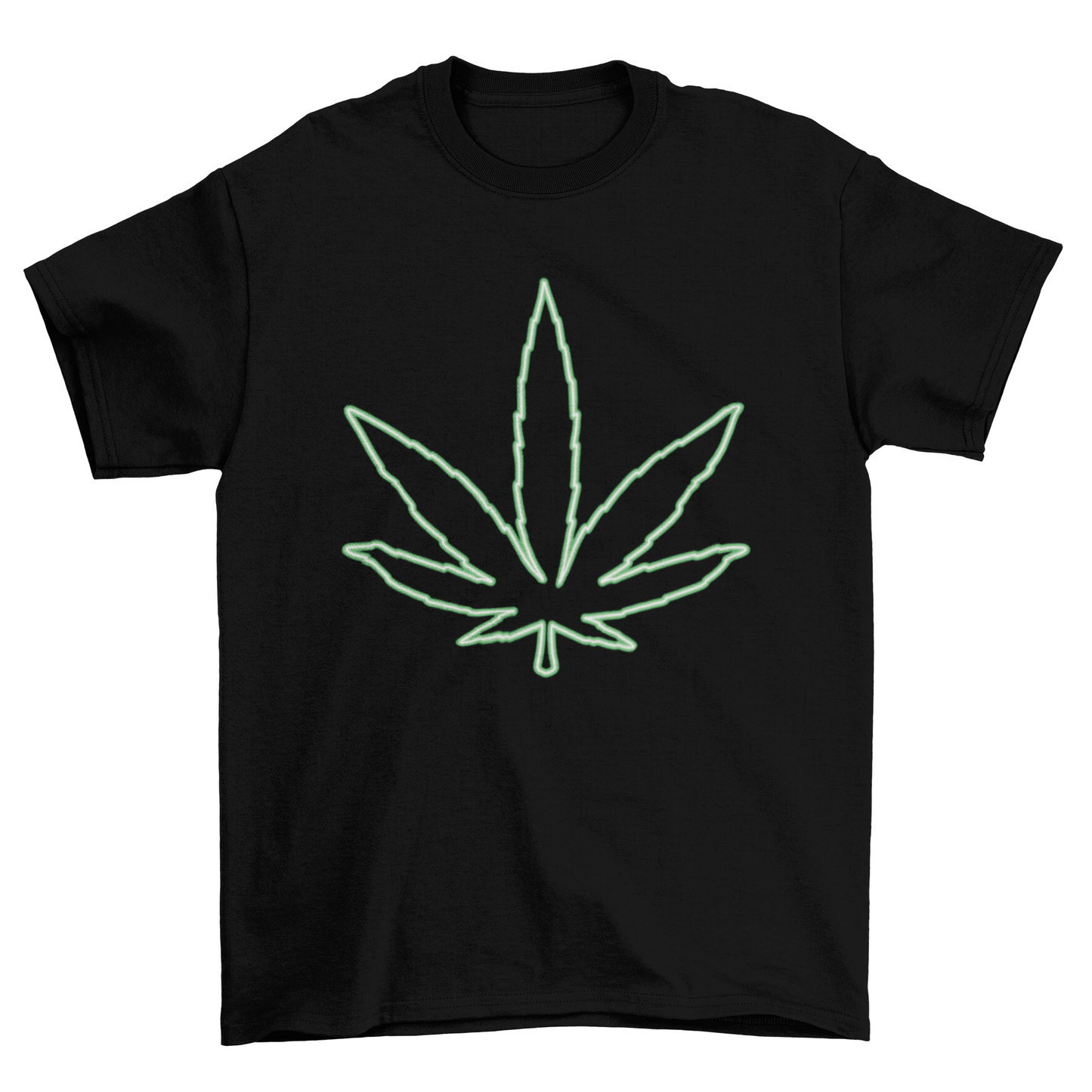 Cannabis marihuana leaf t-shirt design