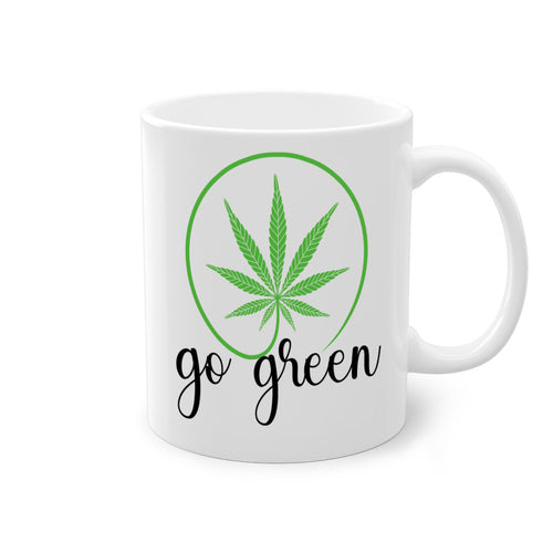 go green cannabis 92#- marijuana-Mug / Coffee Cup